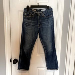 AG x Theory Boyfriend Crop Jeans 25